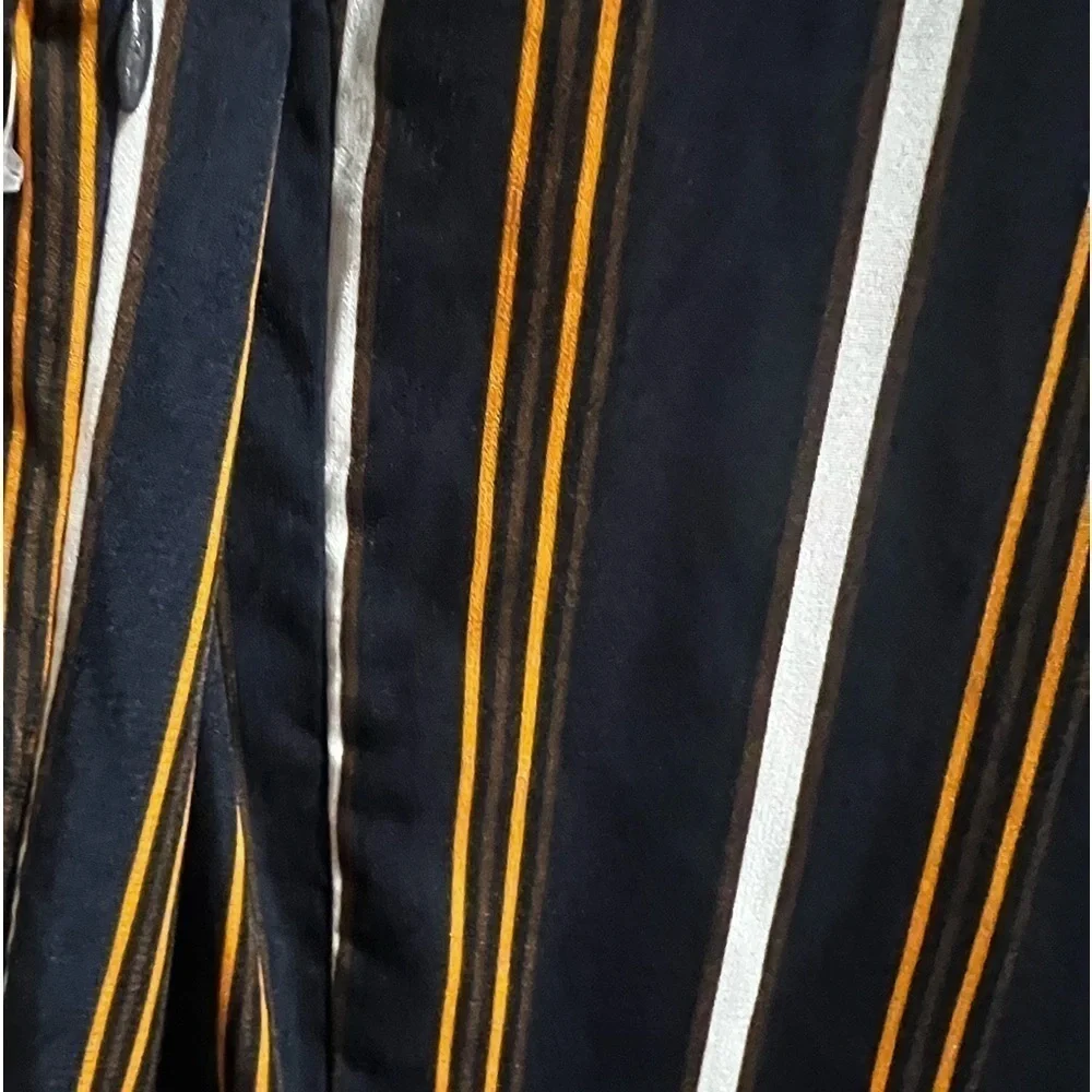 Gracia M Dress blue/orange sleeveless high/low dress Medium - Picture 3 of 5